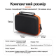 Кейс органайзер для SD-карток, флешок та кабелів GHKJOK GH1720 чорний 19 x 12.3 x 5.5 см