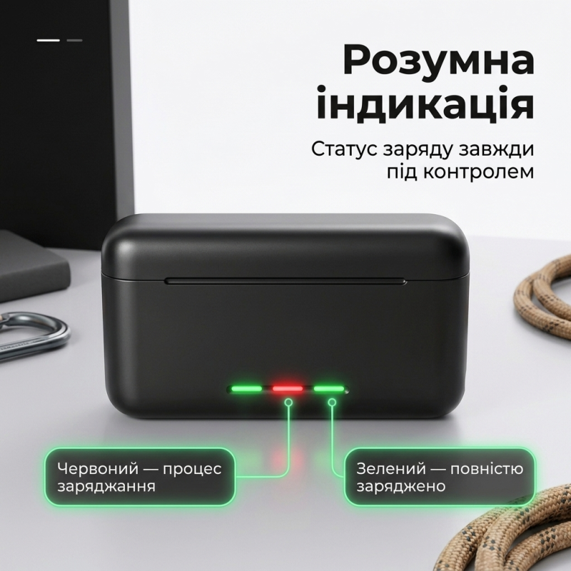 Зарядний кейс для акумуляторів GoPro Hero 12/11/10/9 на 3 слоти