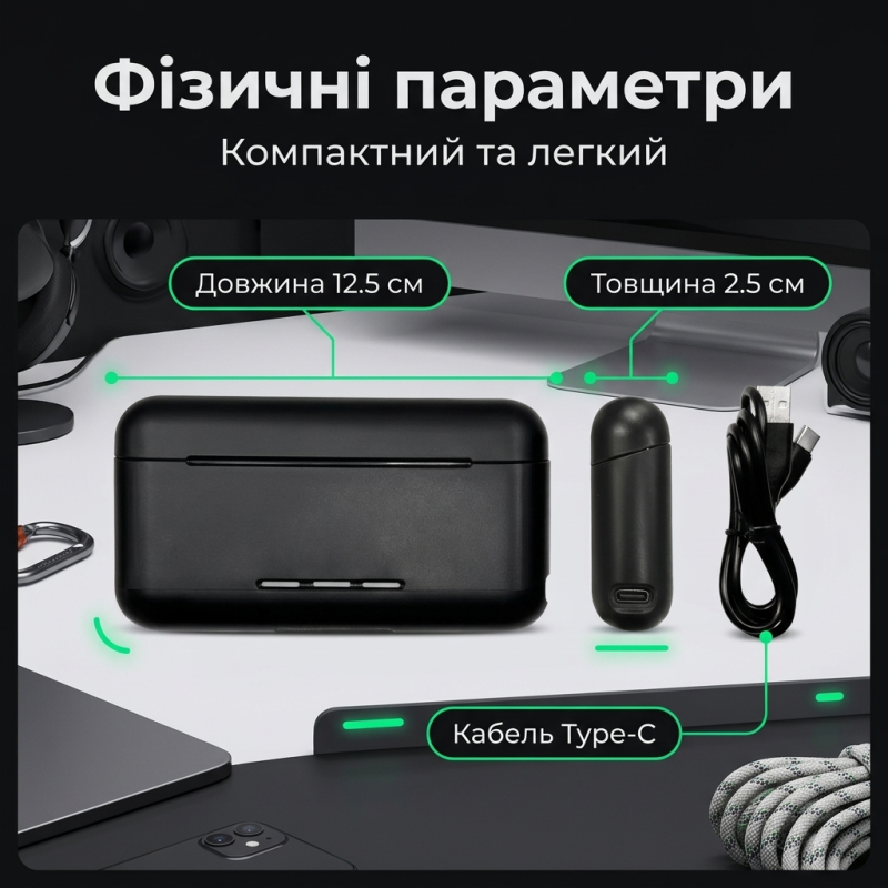 Зарядний кейс для акумуляторів GoPro Hero 12/11/10/9 на 3 слоти