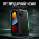 Металевий протиударний чохол для iPhone 16e/ iPhone 17e з підтримкою бездротової зарядки
