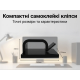 Набір органайзерів для кабелів і проводів 152 шт – самоклеючі тримачі, стяжки-липучки для ПК, чорний