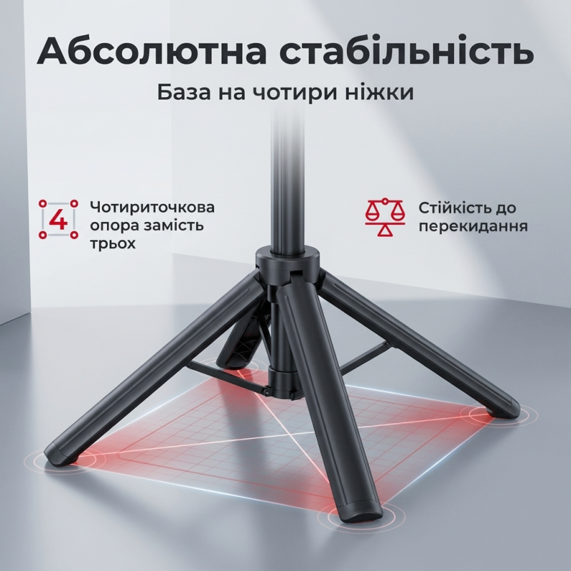 Штатив-монопод для смартфона Ulanzi SK-21 з магнітним кріплення MagSafe та Bluetooth пультом 180 cм