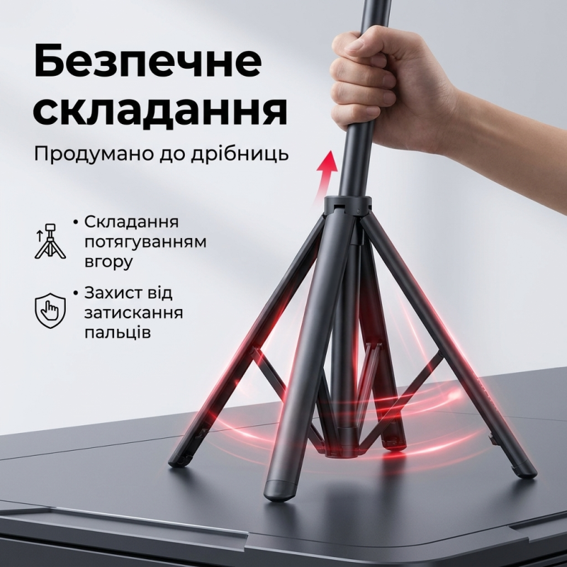 Штатив-монопод для смартфона Ulanzi SK-21 з магнітним кріплення MagSafe та Bluetooth пультом 180 cм