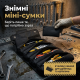 Водонепроникна сумка-скрутка для інструментів з 11 відділеннями (Чорний)