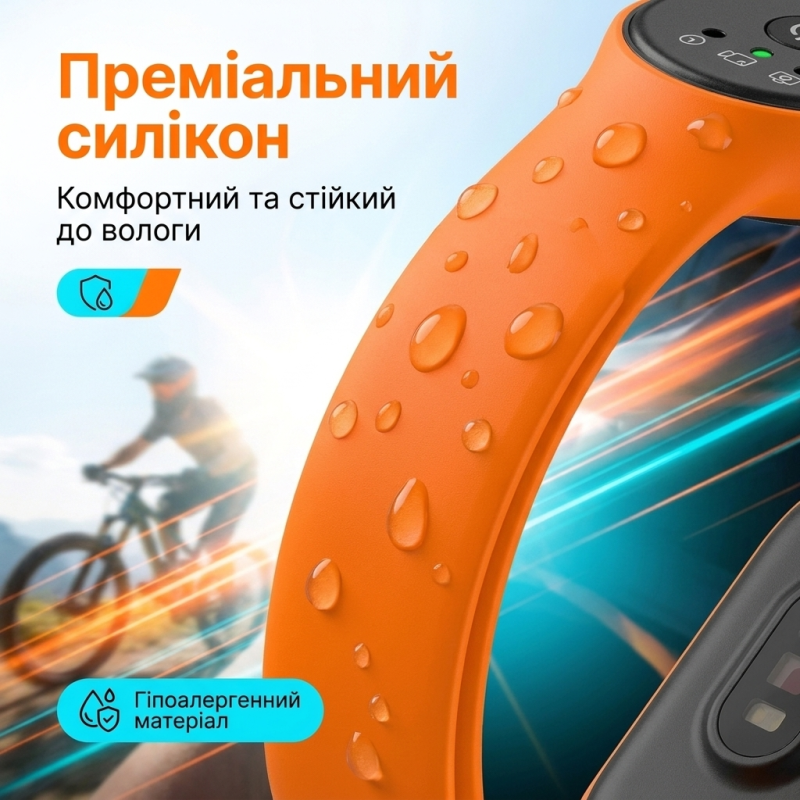 Бездротовий пульт керування для екшн-камер із кріпленням на руку, для DJI, Insta360, GoPro та смартфона 50 м MARTVSEN (Помаранчевий)