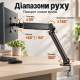 Настільний кронштейн для монітора 17–32″ з адаптером для кріплення без VESA