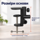 Трисекційний тримач для смартфона та планшета на стіл, ліжко (92 см)