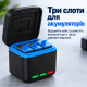 Зарядний кейс для акумуляторів GoPro Hero 9/10/11/12 з 2 батареями 2000 мА·год
