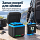 Зарядний кейс та Li-ion акумулятор 2000 мА·год для GoPro Hero 9/10/11/12