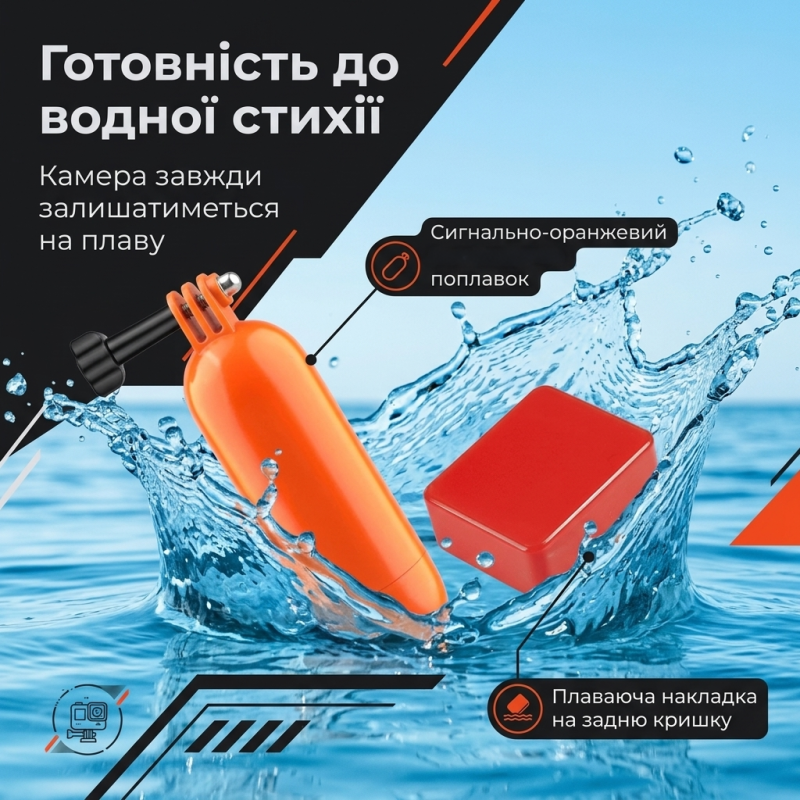 Набір аксесуарів для екшн-камер 49 в 1 з кейсом для GoPro, DJI, Insta360