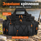 Рибальська водостійка сумка для снастей, котушок та приманок (39х23х26-36 см)