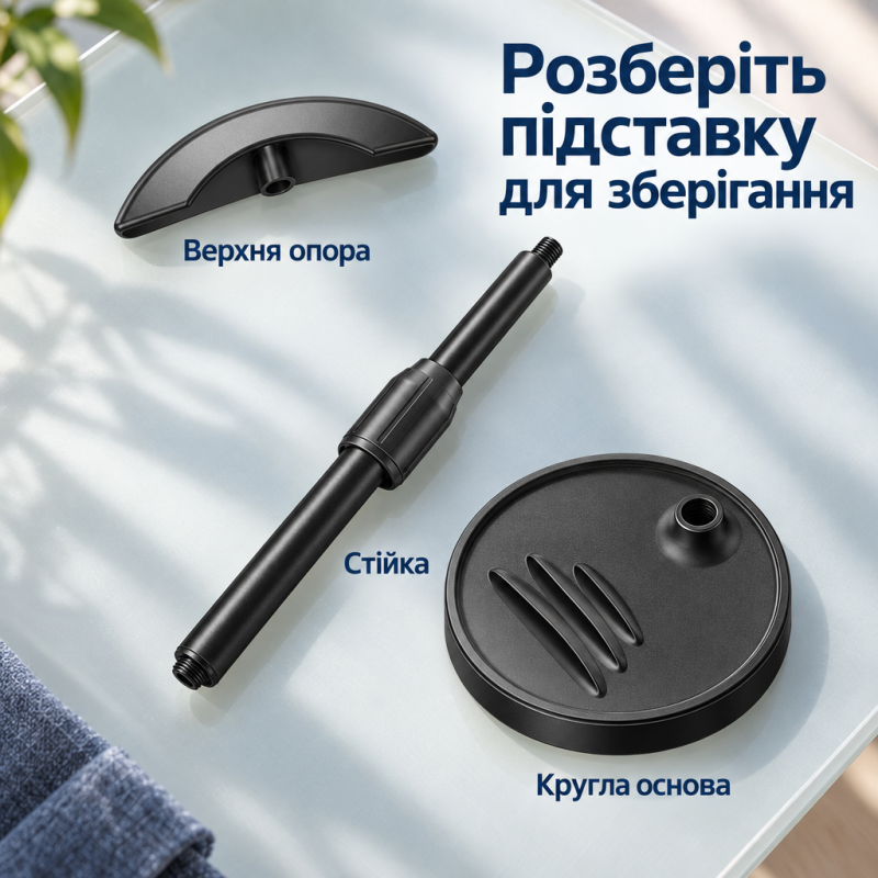 Настільна підставка тримач для навушників з підставкою для смартфона та планшета з регулюванням висоти 18–26 см