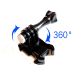 Засувка Quick Release з поворотним кріпленням на 360° для GoPro, Xiaomi, SJCAM