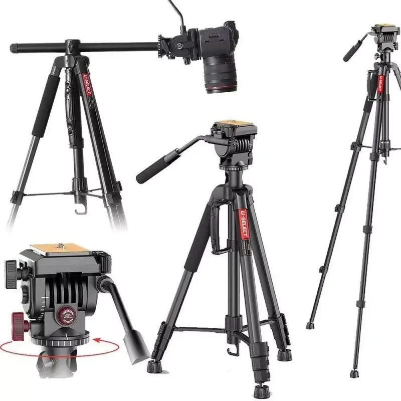 Штатив Ulanzi U-SELECT VT-02, вертикальна тринога 360° для камери, фототапарата 183 см, чорний