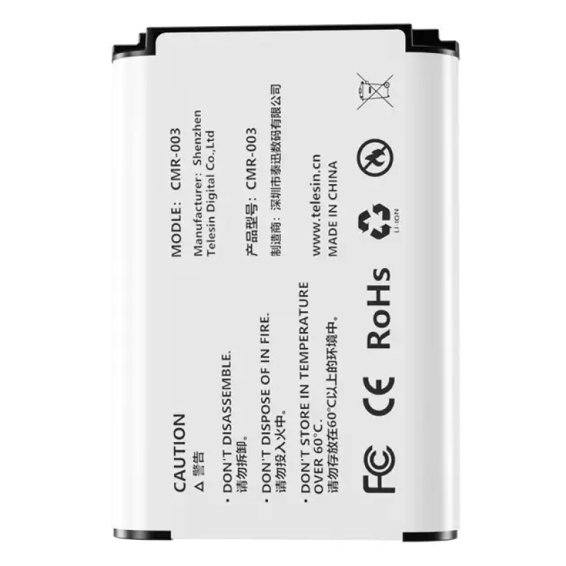 Акумулятор TELESIN NP-BX1 для Sony FDR-X3000R ZV-1 RX100 M7 AS300 HX400 HX60 WX350 AS300V