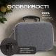 Великий протиударний кейс-органайзер для зберігання 16 телефонів (Сірий)