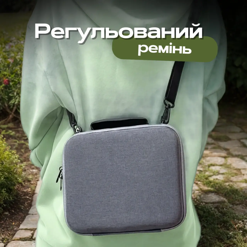 Великий протиударний кейс-органайзер для зберігання 16 телефонів (Сірий)