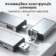 Багатофункціональний OTG кардрідер 7-в-1 з кейсом-органайзером для SD/TF карт Type-C Lightning Micro-USB для iPhone Android