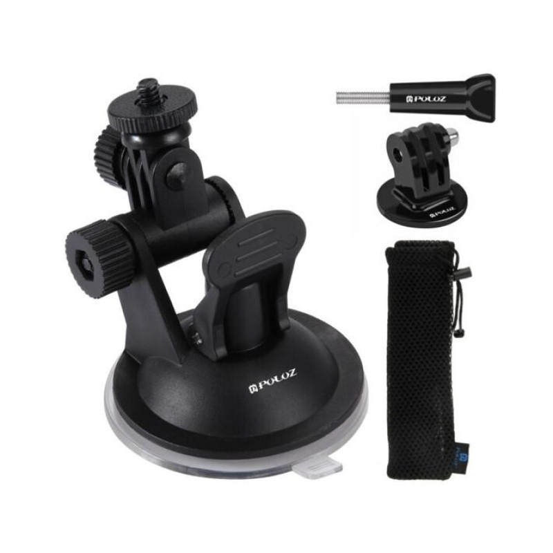 Крепление присоска для видеорегистратора и экшн камер в автомобиль PULUZ PU51 (Suction Cup Mount)