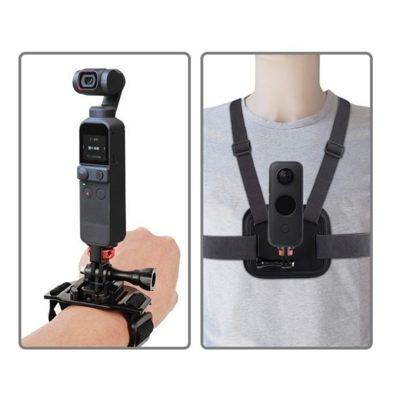 Металлический поворотный переходник с креплением GoPro на 1/4 дюйма (Черный)