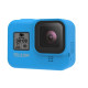 Чехол для GoPro HERO 8 Black с страховочным ремешком Telesin GP-PTC-801 Синий