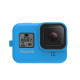 Чехол для GoPro HERO 8 Black с страховочным ремешком Telesin GP-PTC-801 Синий