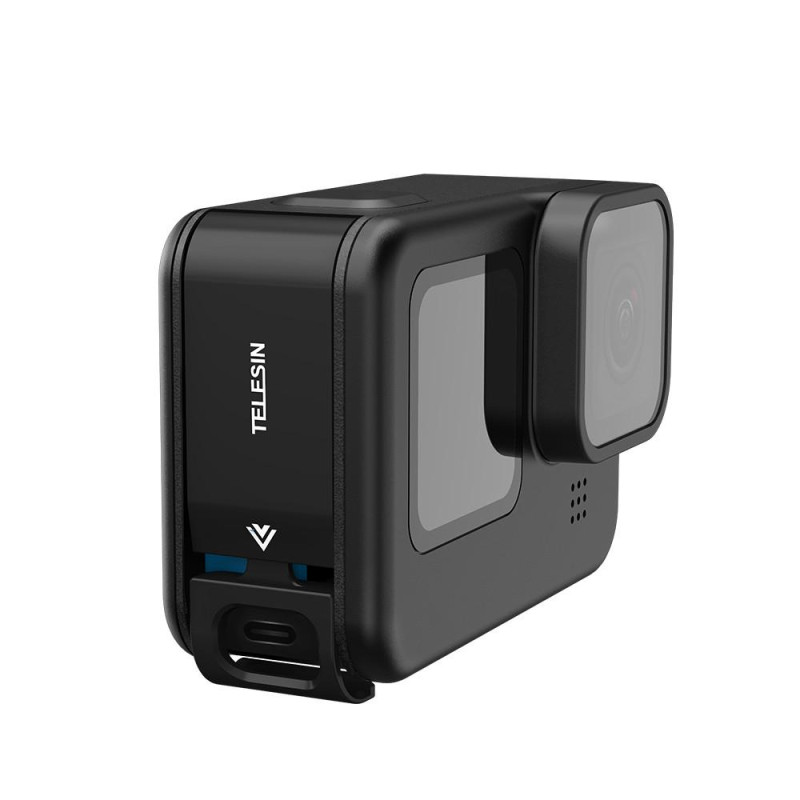 Боковая крышка с открытым портом USB для GoPro Hero 9/10 Telesin GP-CLC-902