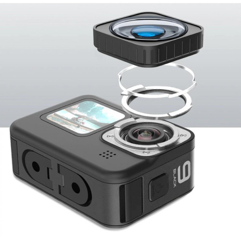 Модуль об'єктива GoPro 12/11/10/9 Max Lens Mod ширококутний 155° Telesin GP-LEN-001