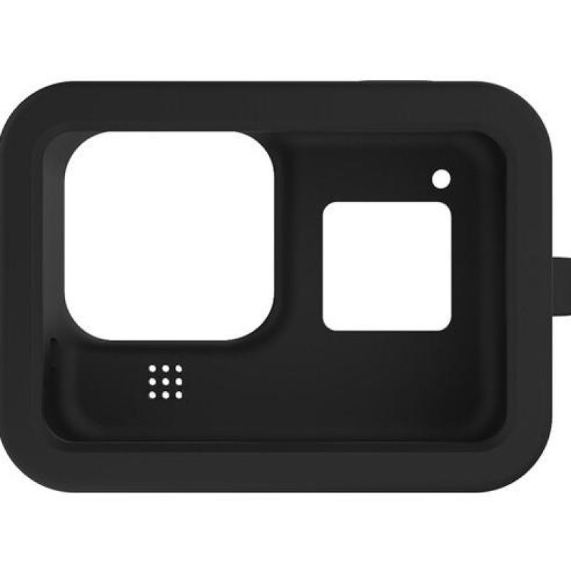 Силиконовый чехол для экшн камеры GoPro 8 Telesin GP-PTC-802-BK с защитой объектива