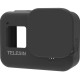 Силиконовый чехол для экшн камеры GoPro 8 Telesin GP-PTC-802-BK с защитой объектива
