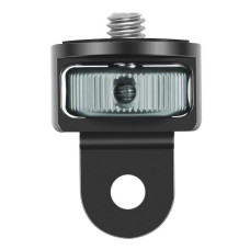 Металлический поворотный переходник с креплением GoPro на 1/4 дюйма (Черно-серый)