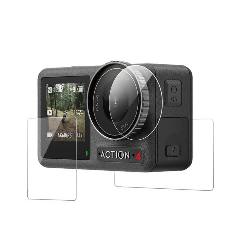 Набор защитных пленок для DJI Osmo Action 3/4 Telesin OA-FLM-008