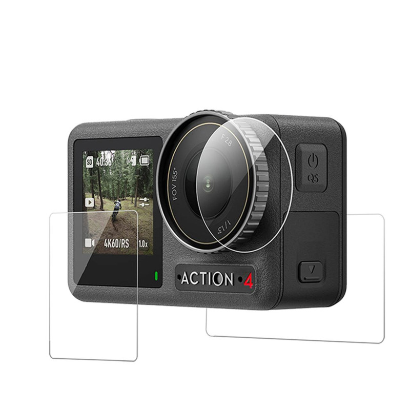 Набор защитных пленок для DJI Osmo Action 3/4 Telesin OA-FLM-008