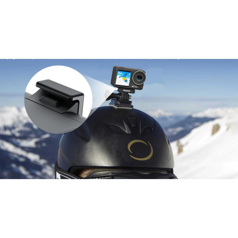 Магнитный адаптер  с двумя захватами для DJI Osmo Action 3/4/5pro TELESIN