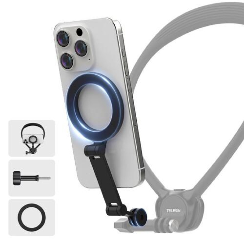 Магнитное крепление для смартфона в крепление для экшн-камер Telesin P7-MB-01