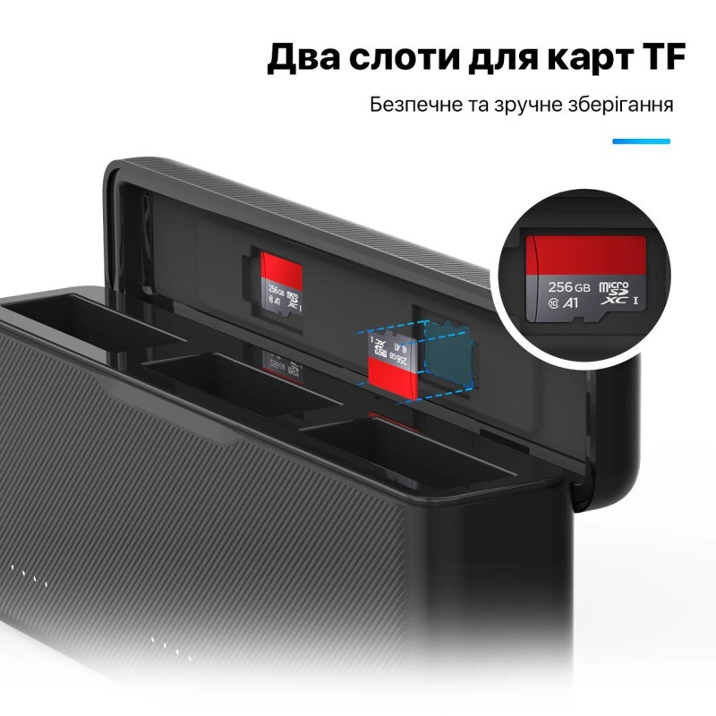 Зарядное устройство для DJI Osmo Action 3/4/5 Pro для 3-х аккумуляторов Telesin S0-BCG-02-TDJ