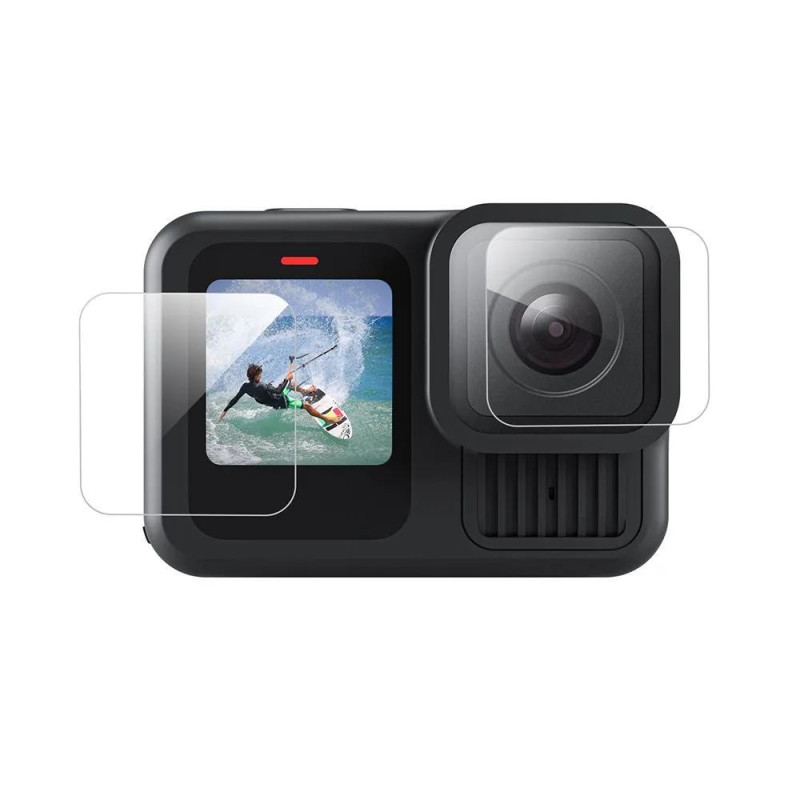 Захисне скло для екрану та об'єктив із загартованого скла для GoPro 13 Telesin S6-FLM-07-TGP