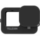 Силиконовый чехол для GoPro 13/12/11/10/9 Telesin S6-PTC-07-TGP (Черный)