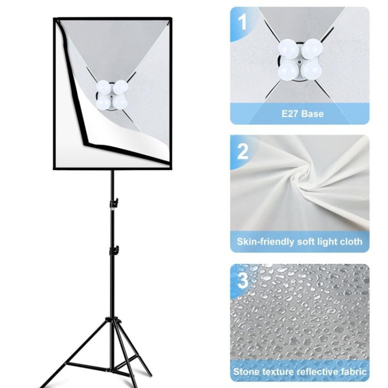 Постоянный свет со стойкой Puluz PU5071EU LED 50x70 см