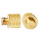 Адаптер переходник с резьбы 3/8" Male (папа) на 1/4" Female (мама)  LS083)