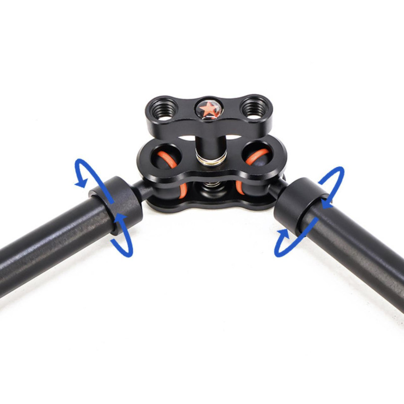 Металлический кронштейн, держатель Magic Arm Super Clamp 53 см для фото/видео техники, смартфона