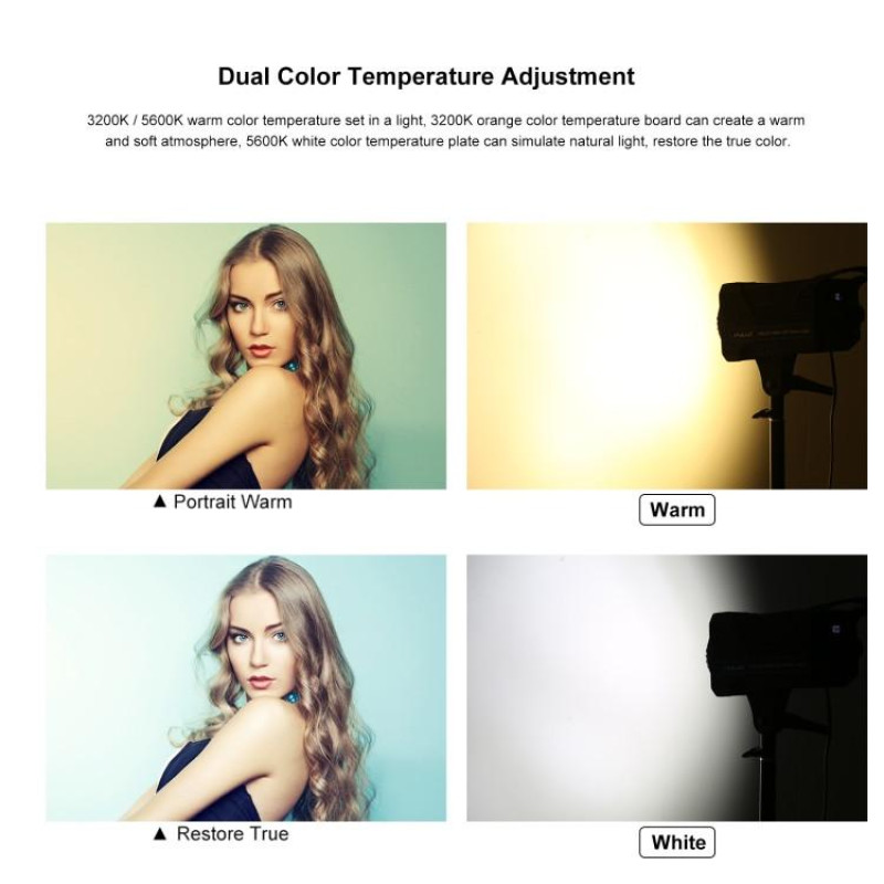 Постоянный студийный свет Puluz PU3061EU Bi-Color (120W) 2700K-6500K