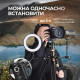 Професійний алюмінієвий штатив для фотоапарата складаний Q999HR 59-158 см