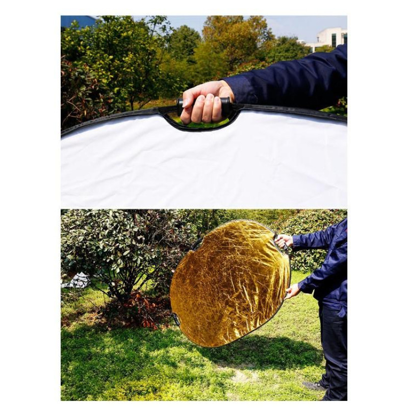 Відбивач для фотозйомки 60x90 см з ручками 5в1