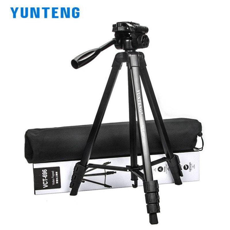 Профессиональный штатив для телефона, фото и видео камер и смартфонов  YUNTENG VCT-696 53-180 см.
