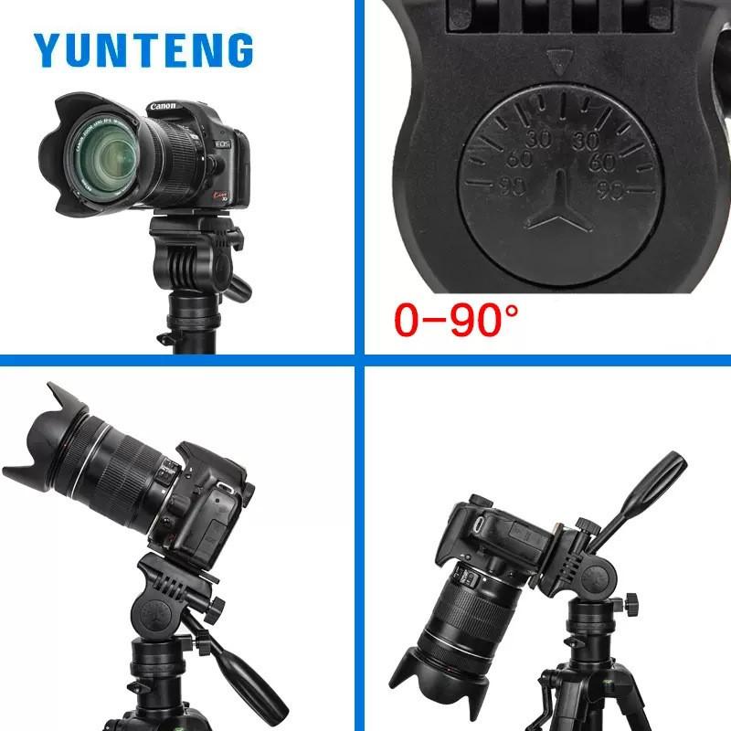Штативна головка Yunteng VCT-850, гідравлічний адаптер для камери на штатив 1/4