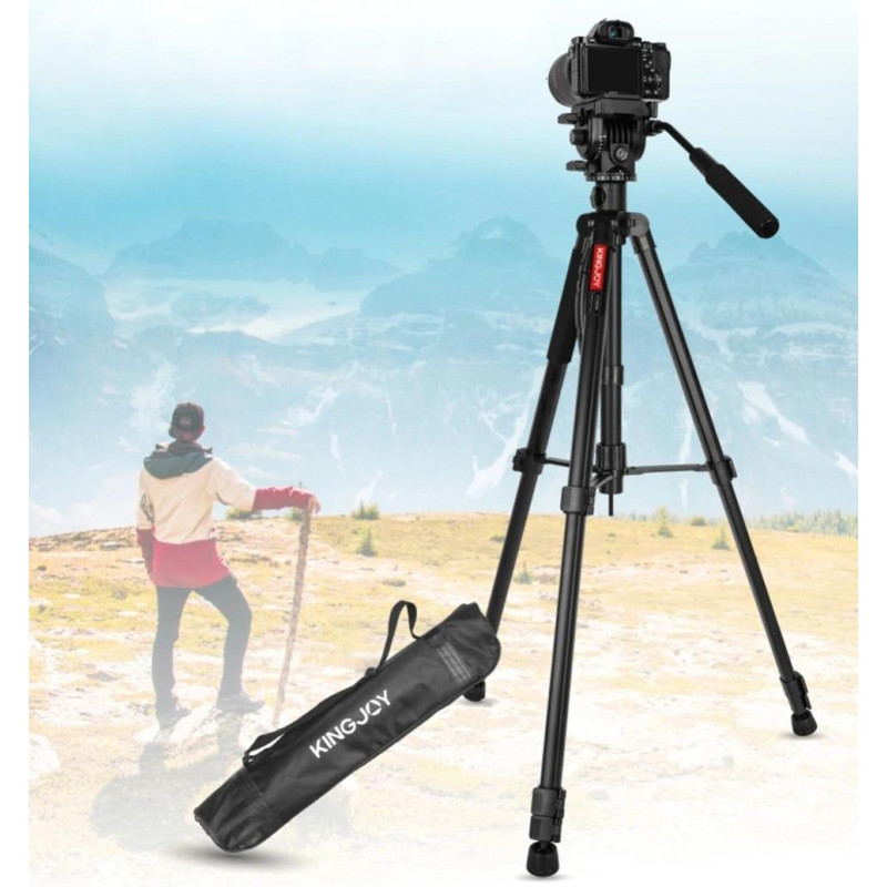 Штатив вертикальна тринога 360° для камери, фотоапарата 183 см KINGJOY VT-890H