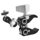 Краб для фото-аксесуарів 1/4" та 3/8" Super Clamp Large Bexin WN-40 з кронштейном