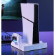 Мультифункціональна док-станція Aolion для PlayStation 5 Slim / PlayStation 5 із зарядкою для 2-х геймпадів