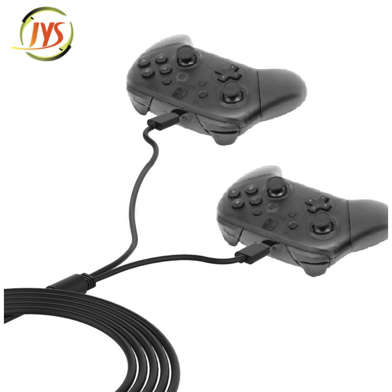 Подвійний кабель USB-Type-C для Sony PlayStation 5 (PS5), Xbox Series, Switch 3м для двох пристроїв